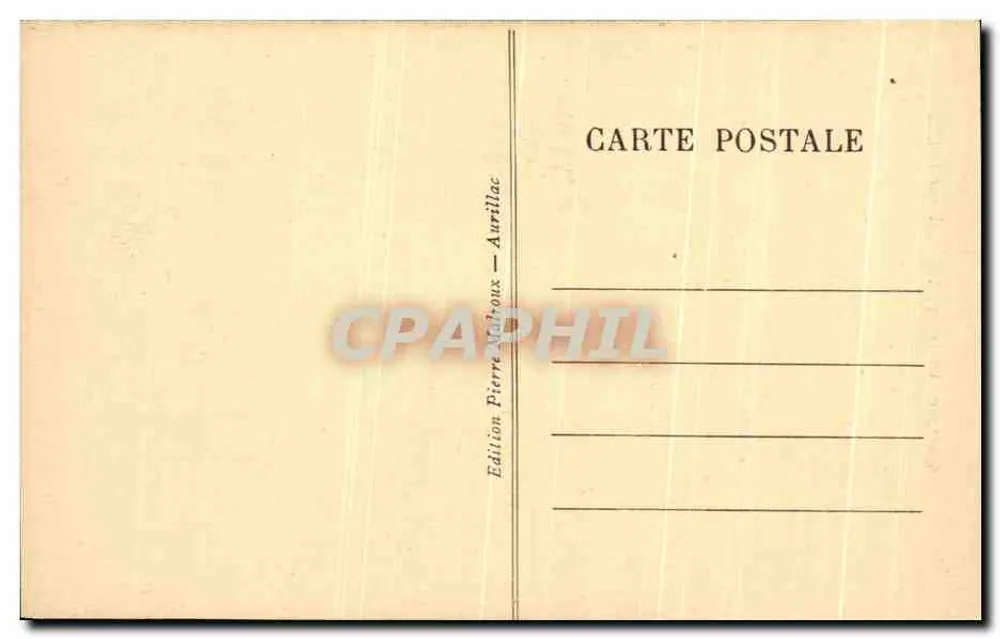 Auvergne - Fabrik COINDRE am Rhue — B.235 - Rückseite