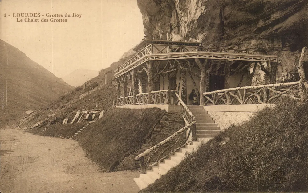 Lourdes - Grottes du Roy - Das Chalet der Grottes - Vorderseite