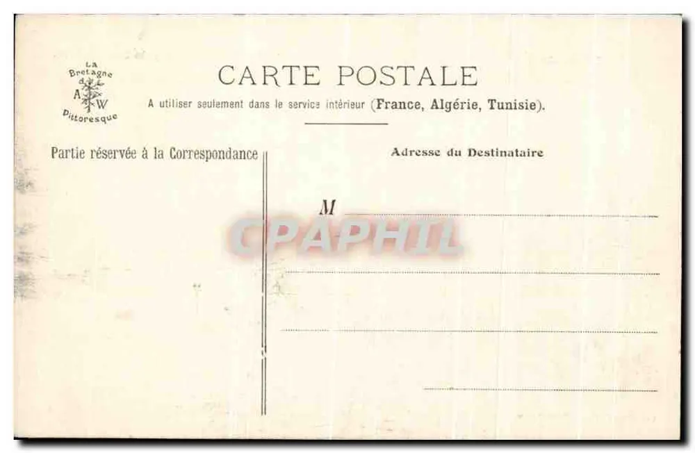 Cachoeira dos Ponts Neufs, perto de Saint-Brieuc — La Bretagne Pittoresque, n°1290 - Verso