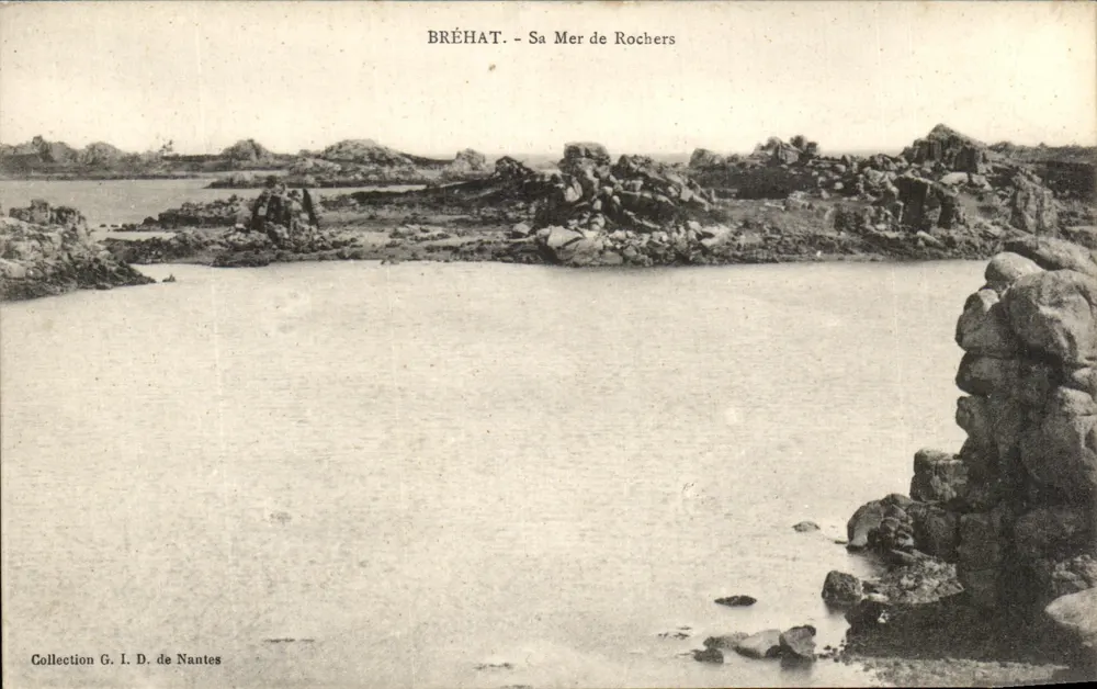 Bréhat - Sua Mar de Rochas — Coleção G. I. D. de Nantes - Frente