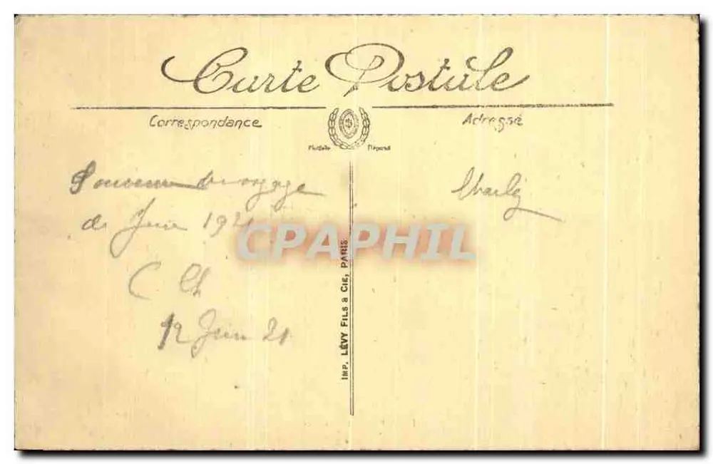Bourg (Ain), H. 225 m., an der Reyssouze — Rue Notre-Dame — Verlag: Edouard Gavet, Nr. LL - Rückseite