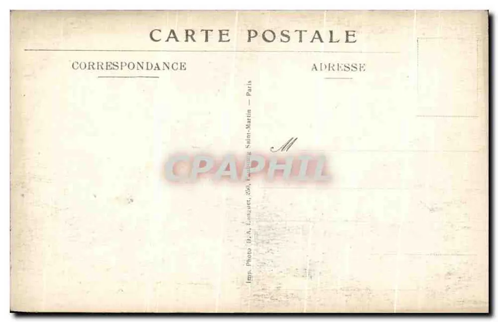 Ablain-Saint-Nazaire — Ruinen nach dem Krieg 1914-1918 — Charles Lédieu, Paris - Rückseite