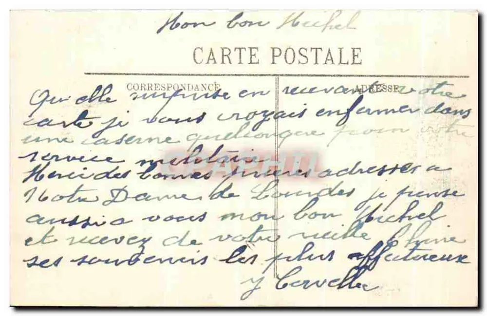 Überschwemmungen in Paris (Januar 1910) — Quai des Tournelles — LL. - Rückseite