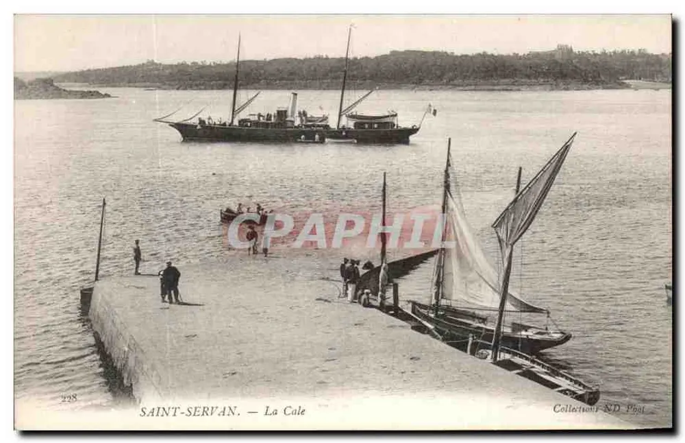 SAINT-SERVAN — A Cale — Coleção ND Piat - Frente