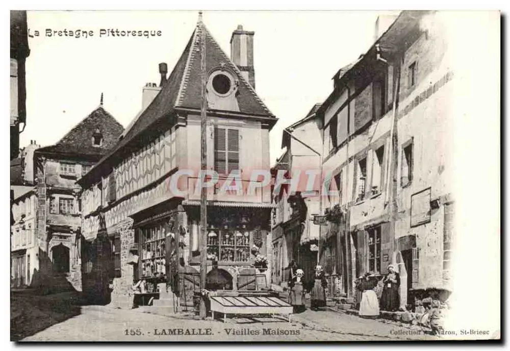 Lamballe - Velhas Casas — Coleção Varon, St-Brieuc - Frente