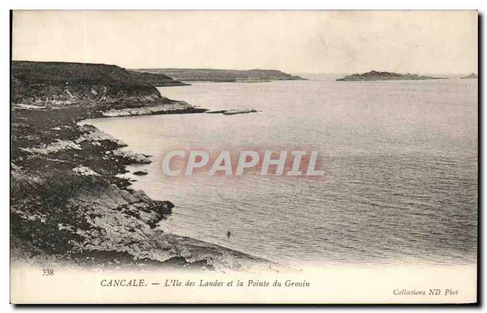 Cancale — Die Insel Landes und der Punkt du Grouin — Collections ND Phot, n° 338 - Vorderseite