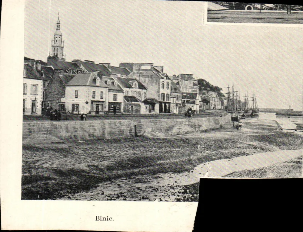 Binic — Vista do porto e da cidade — Editor não identificado - Frente