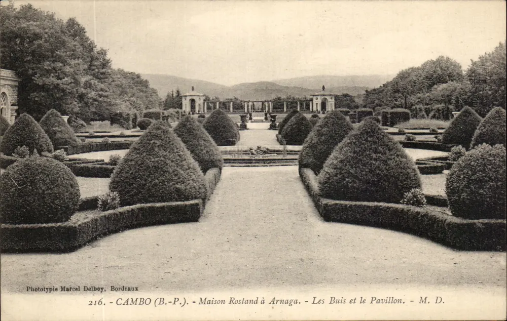 Cambo (B.-P.) - Rostand-Haus in Arnaga - Die Buis und das Pavillon - Marcel Delbœy - Vorderseite