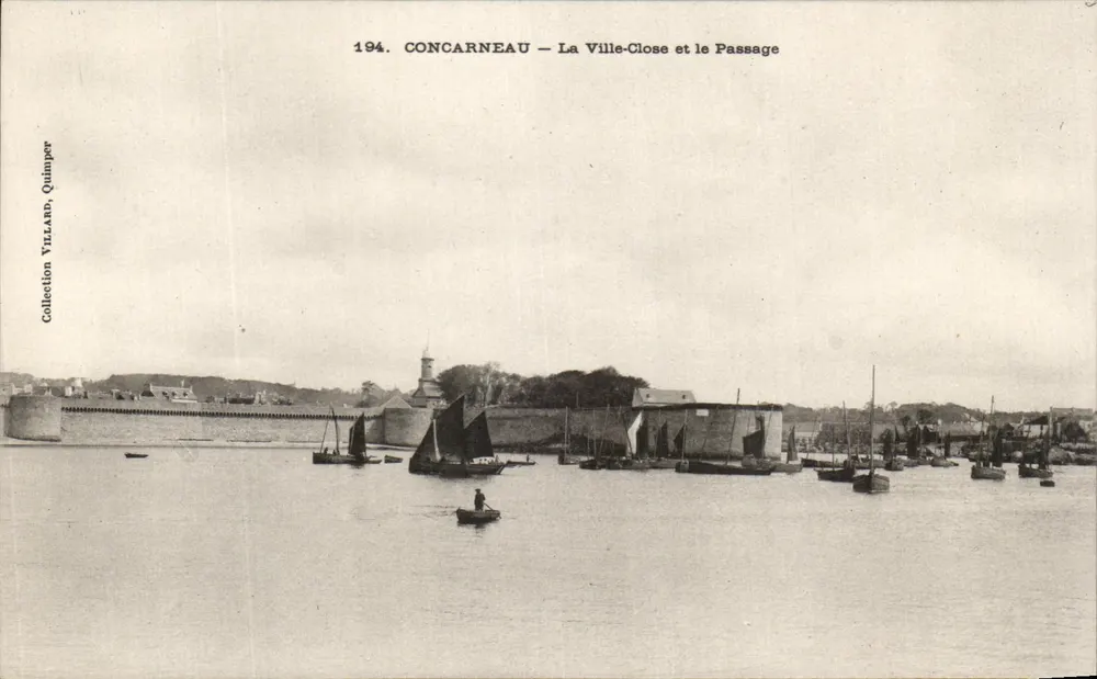 Concarneau — Die geschlossene Stadt und der Passage — Sammlung Villand, Quimper - Vorderseite