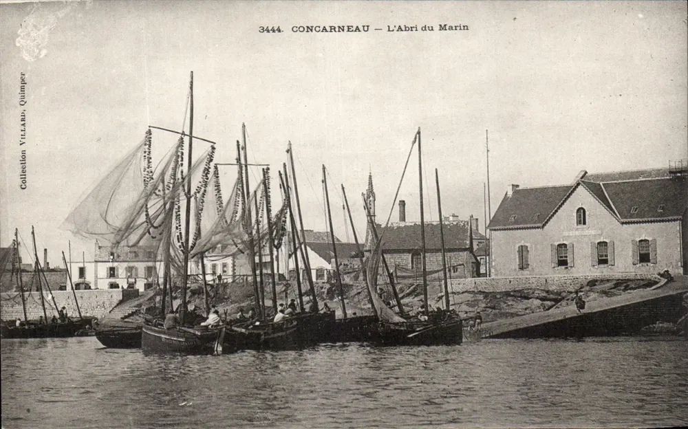 Concarneau — L'Abri du Marin — Coleção Villard, Quimper - Frente