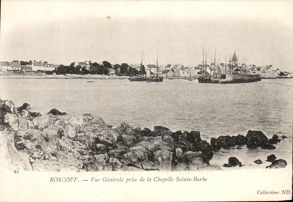 Roscoff — Allgemeiner Blick vom Kapell Sainte-Barbe — Collections ND. - Vorderseite