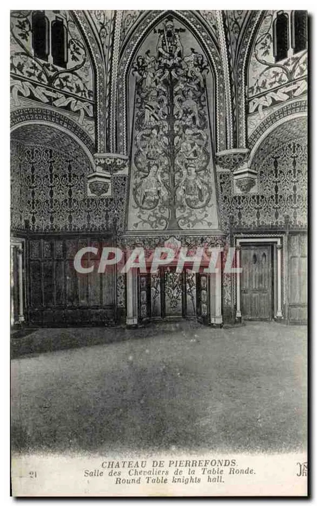 Château de Pierrefonds — Saal der Ritter der Tafelrunde — Imp. Géréte, Paris - Vorderseite