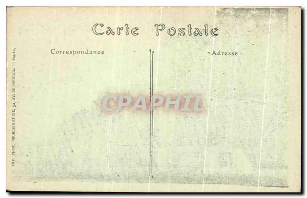 Okręg Compiègne — Pavillon du Mont Saint-Pierre — JAD Phot. - Rewers