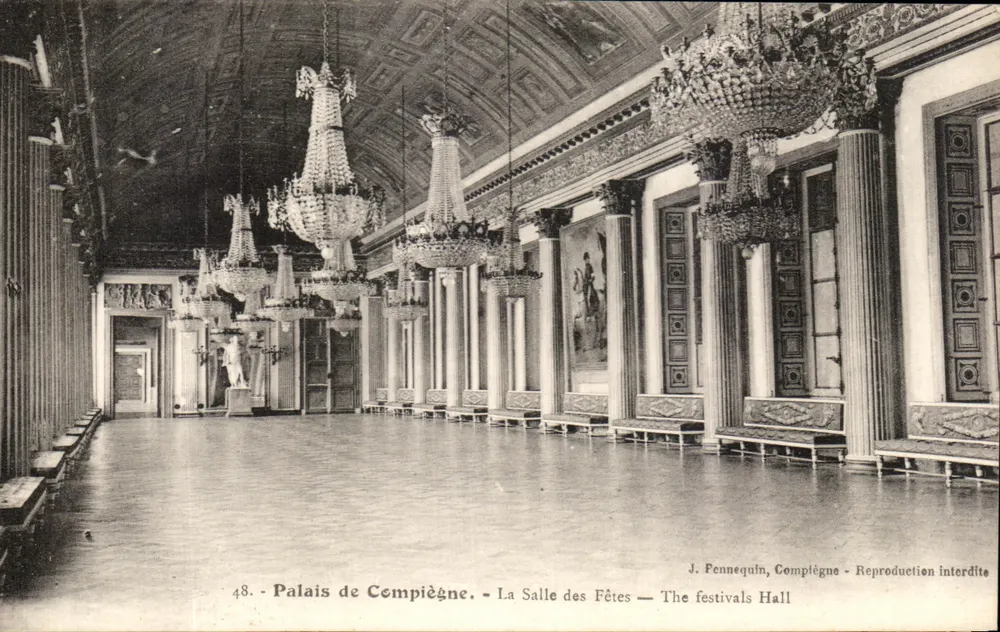 Palácio de Compiègne — Sala das Festas — J. Pennequin, Compiègne - Frente
