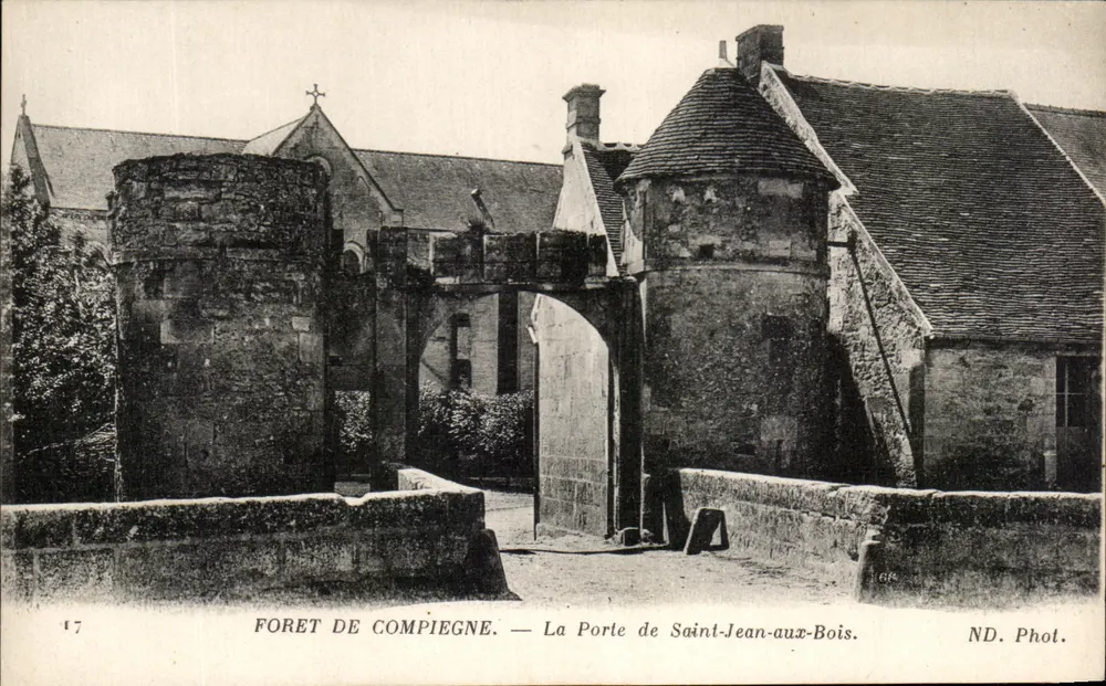Wald von Compiègne — Die Pforte von Saint-Jean-aux-Bois — ND. Phot. - Vorderseite