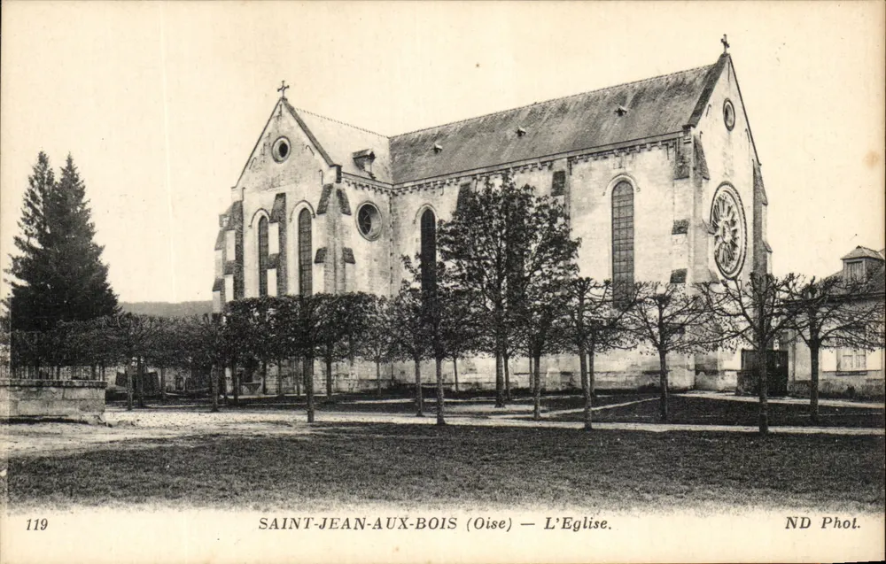 Saint-Jean-aux-Bois (Oise) — La Chiesa — ND Phol. - Recto