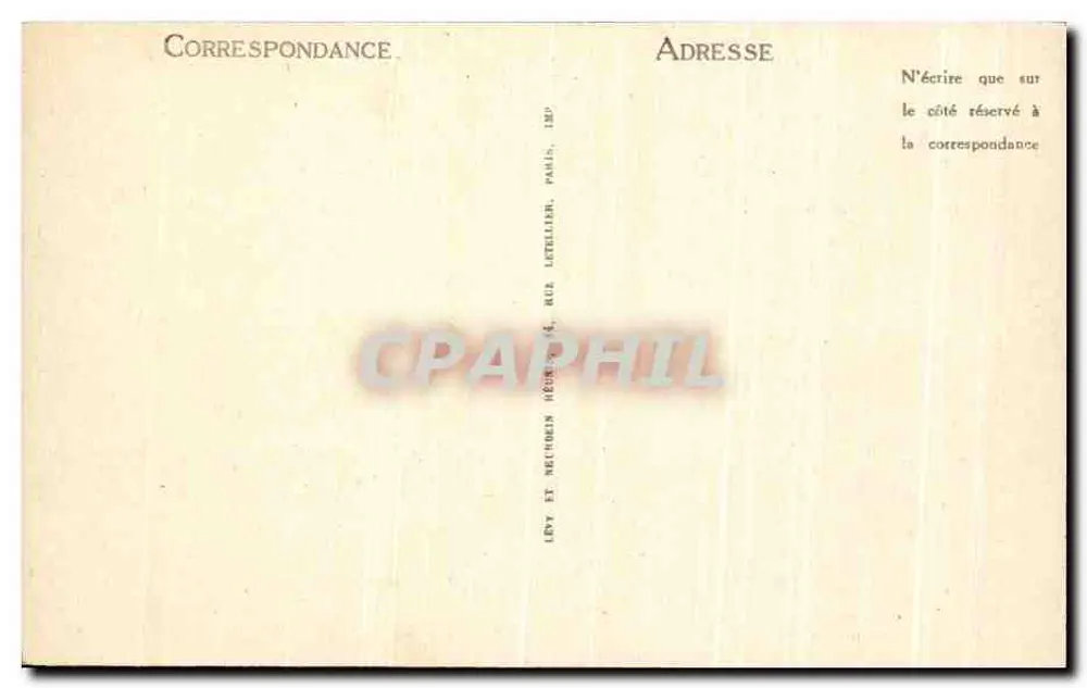 Ruínas de CHAMPLIEU (Oise) — O Teatro — Editor ND, n° 81 - Verso