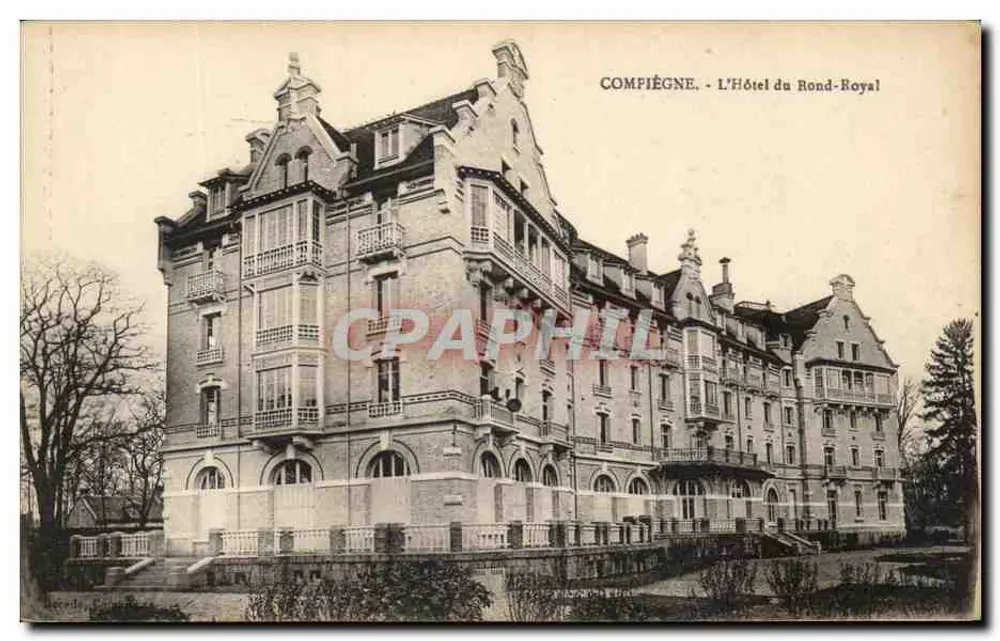 Compiègne - Het Hôtel du Rond-Royal — Imp. Écuelle - Voorkant