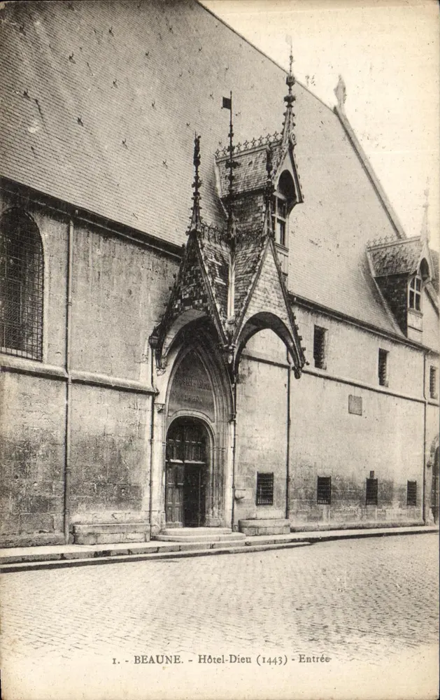 Beaune - Hotel-Dieu (1443) - Entrada - Frente