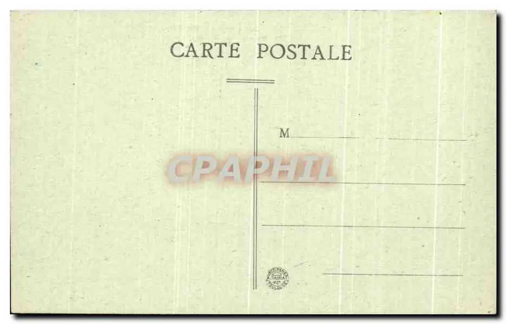 Pittoreskes Cantal — Ansicht vom Col de Rombière (151m) — B.L. I.A. n°323 - Rückseite