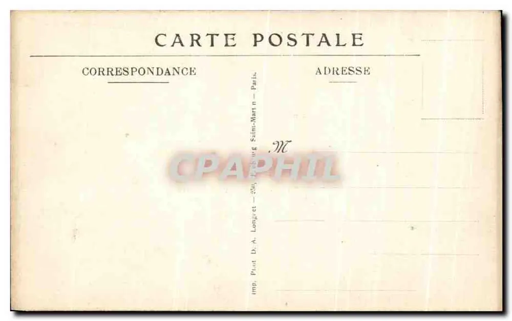Arras — Krieg 1914 — Was von der Bahnhofapotheke übrig bleibt — Charles Ledieu, Verlag Arras - Rückseite