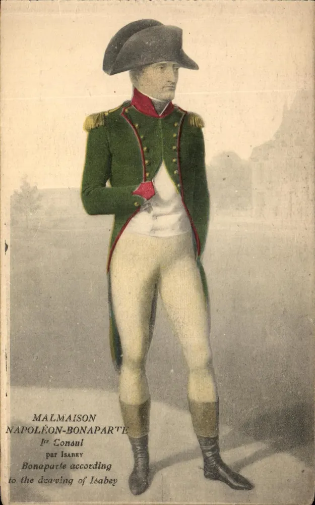 Napoleão Bonaparte — 1º Consul — segundo Isabey - Frente