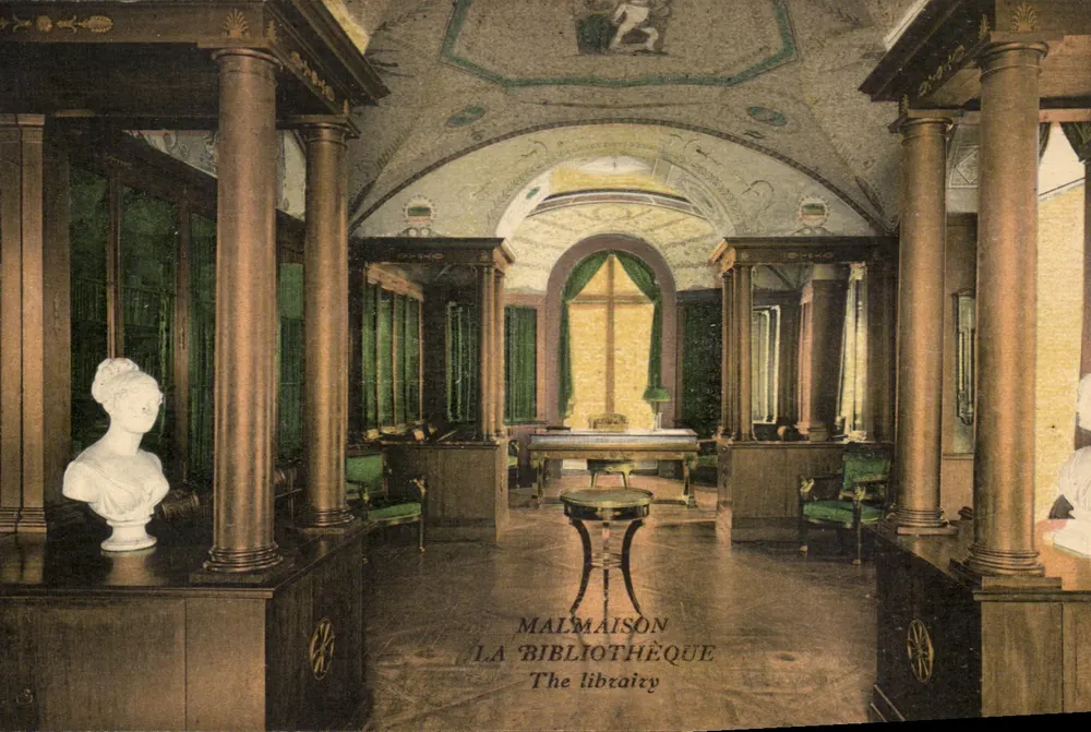 Malmaison — A biblioteca — A. Bourdier, Versailles - Frente