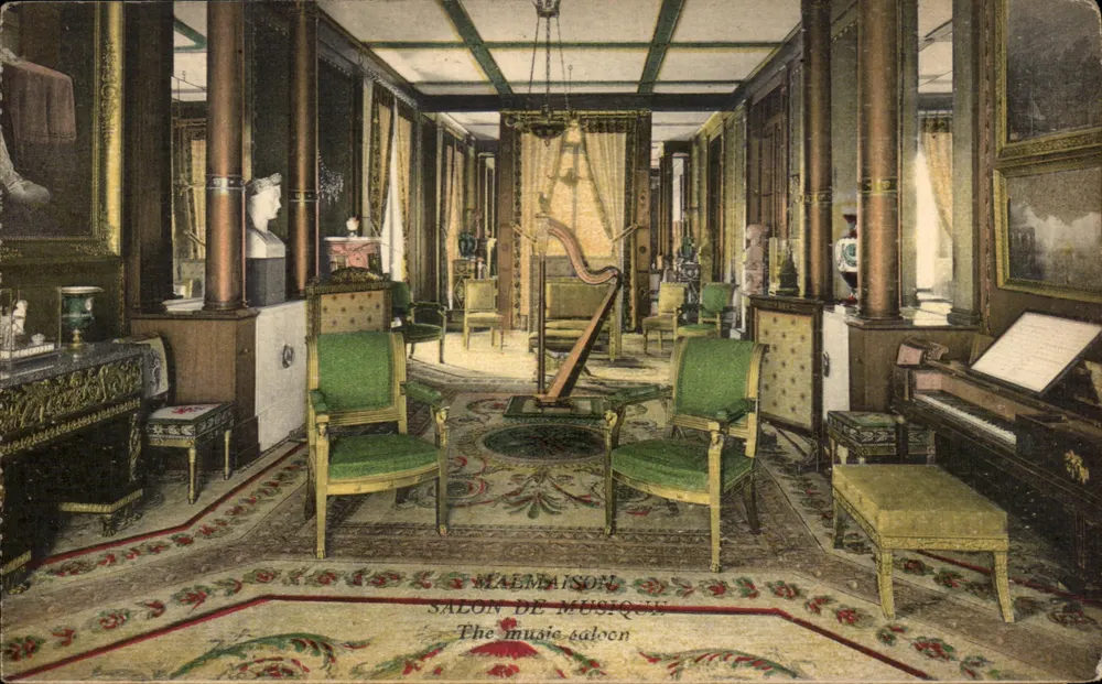 Malmaison — Sala de música — A. Bourdier, Versailles - Frente