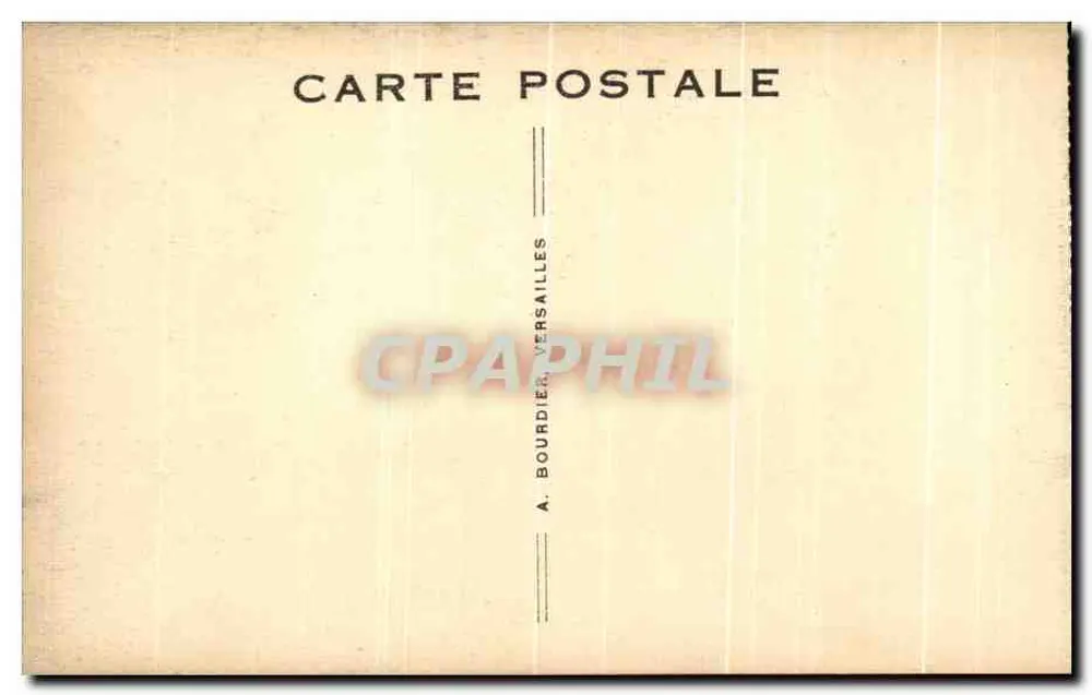 Malmaison — Quarto de Napoleão — A. Bourdier, Versailles - Verso