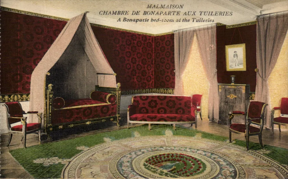Napoleons Zimmer in den Tuilieren — Malmaison — A. Bourdier, Versailles - Vorderseite