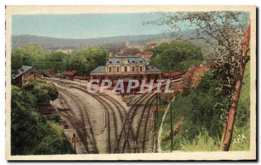 Igèac - Lot — Die Station. Innenansicht — Les Cartes - Vorderseite