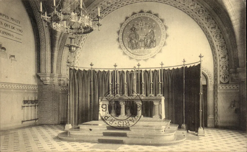 Abtei Mont-César — Innenraum der Abtei — N.ELS, Louvain - Vorderseite