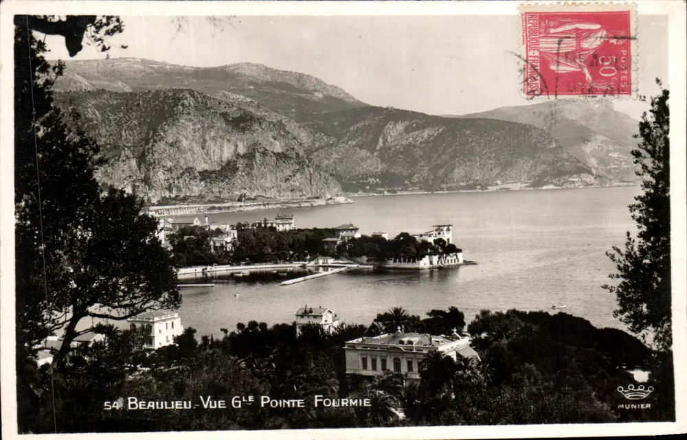 Beaulieu — Vista da Ponta Fourmie — Munier - Frente