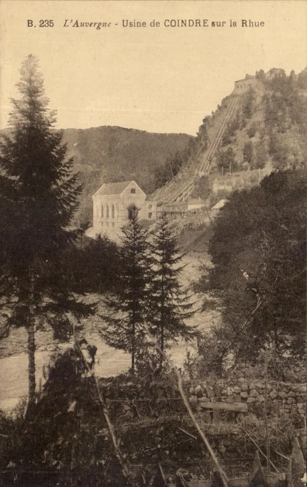 Auvergne — Fabrik COINDRE an der Rhue — B.235 - Vorderseite