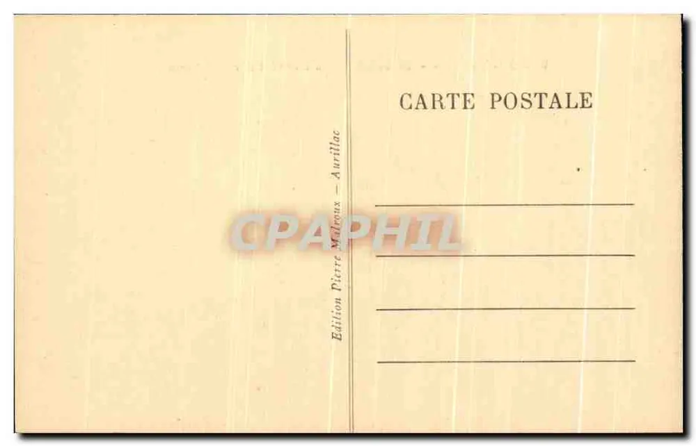 Auvergne - Der Essarts-Staudamm auf der Rhue - B. 220 - Rückseite