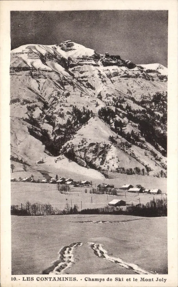 Les Contamines - Champs de Ski et le Mont Joly - Recto