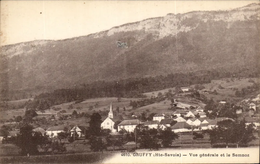 Gruffy (Haute-Savoie) — Vista geral e o Semnoz — edição Les Joies de Savoie - Frente