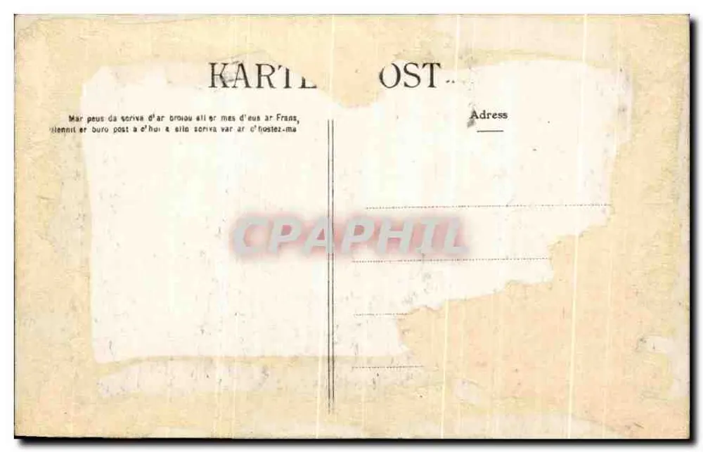 Wald von Huélgoat — Kleiner Rundgang am Bach — unbekannter Verleger, Nr. 577 - Rückseite