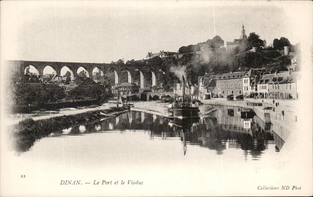 DINAN — Der Hafen und der Viadukt — Sammlung ND Phot - Vorderseite