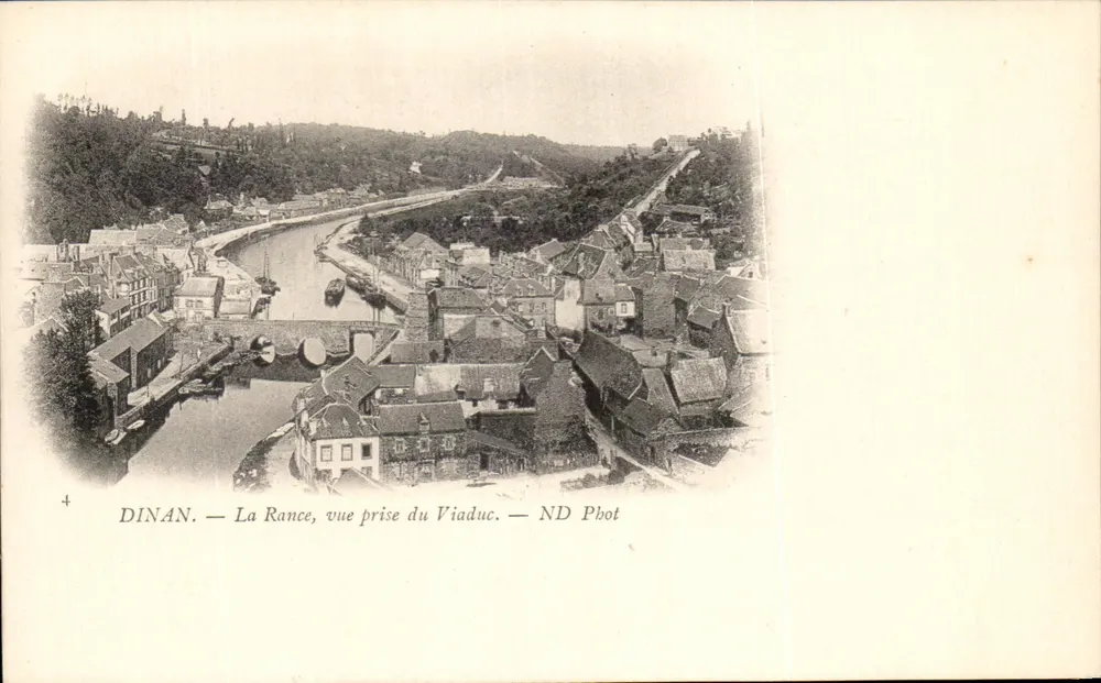 Dinan — Die Rance, Ansicht vom Viadukt — ND Phot - Vorderseite