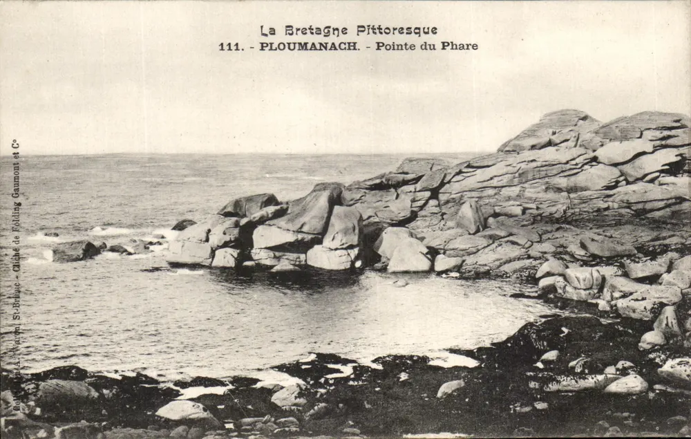 Ploumanach - Pointe du Phare — La Bretagne Pittoresque, Serie 111 — Verlag St-Briac & Cie - Vorderseite