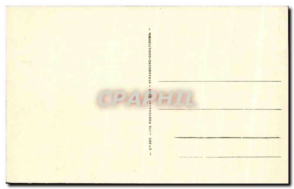 VANNES - Porta St-Vincent — editor C. des Arts, Strasbourg, n° 30 - Verso