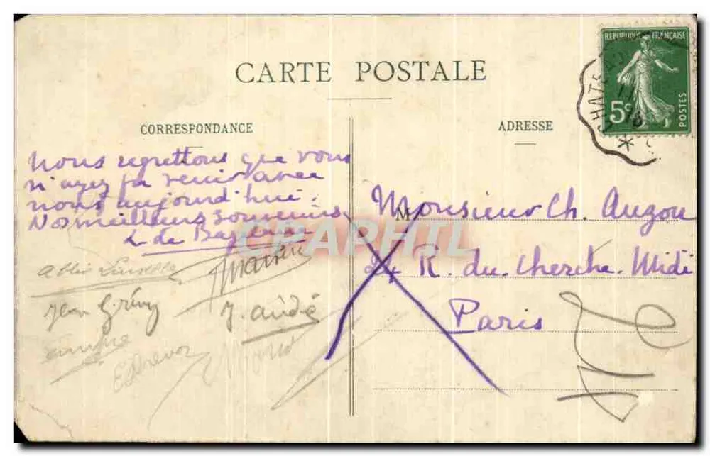 ClICHY-sous-BOIS — Chapelle N.-D. des Anges, éditeur Weibel-Narbona, Paris, n°4 - Verso