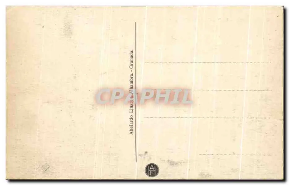 Granada — A Rendição de Granada — Quadro de Pradilla - Verso