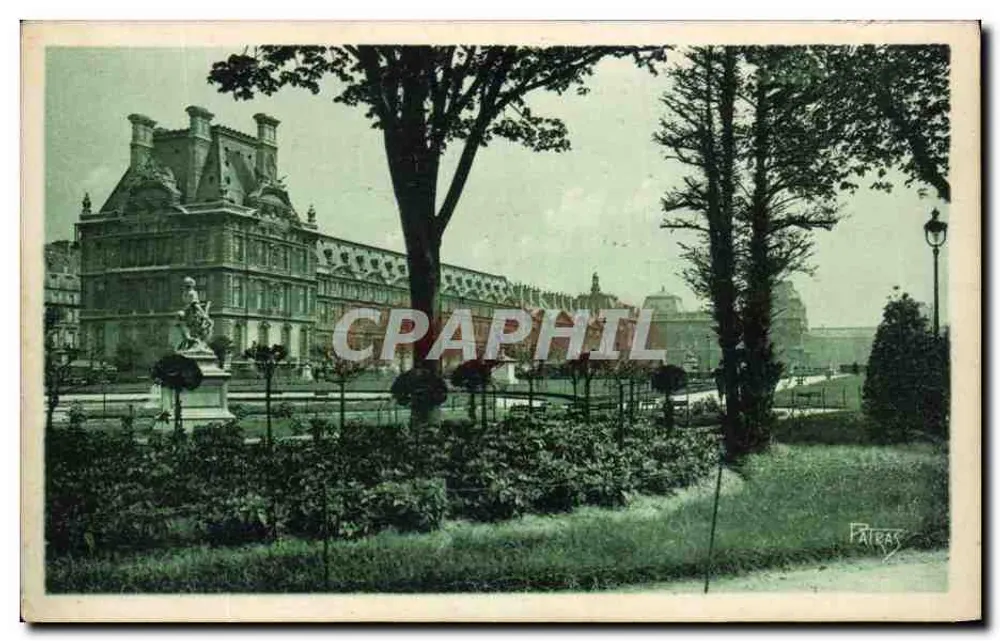 Jardin des Tuileries und Palais du Louvre — Les Jolis Coins de Paris — L. Patras - Vorderseite