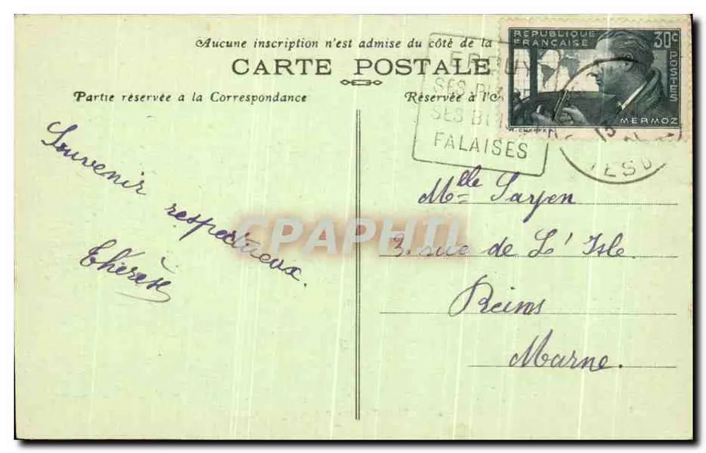 Erquy — O Porto com maré alta — Edit. Rageot, n°37 - Verso