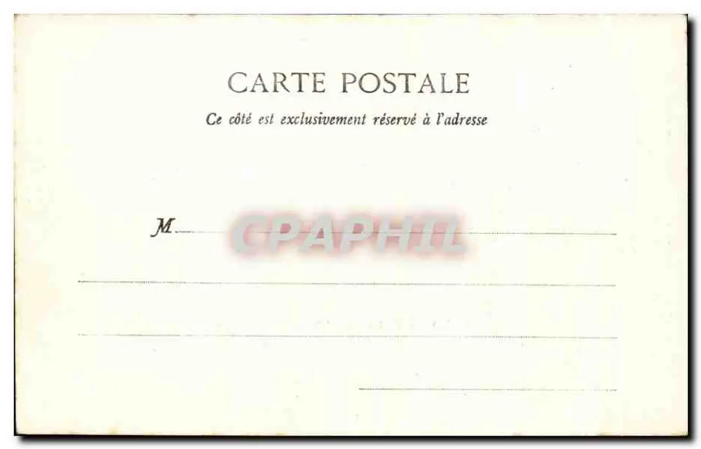 Riomès-Montagne — Luftbild — Lib. Kossmann-Bécker, Phototypie Baudel, St-Céré (Lot) - Rückseite