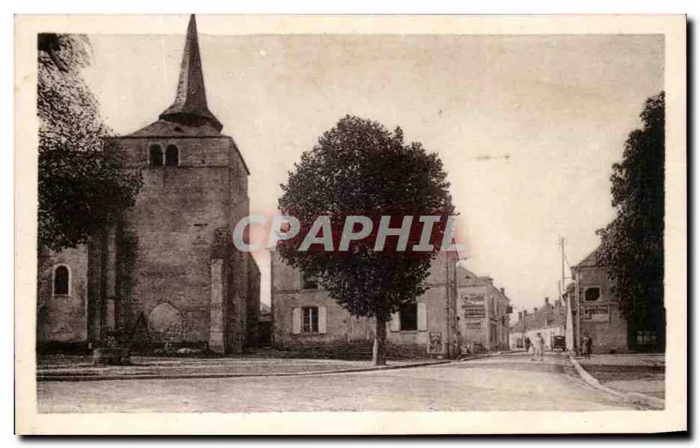 Saint-Baudel (Cher) — Der Platz und die Grande Rue - Vorderseite
