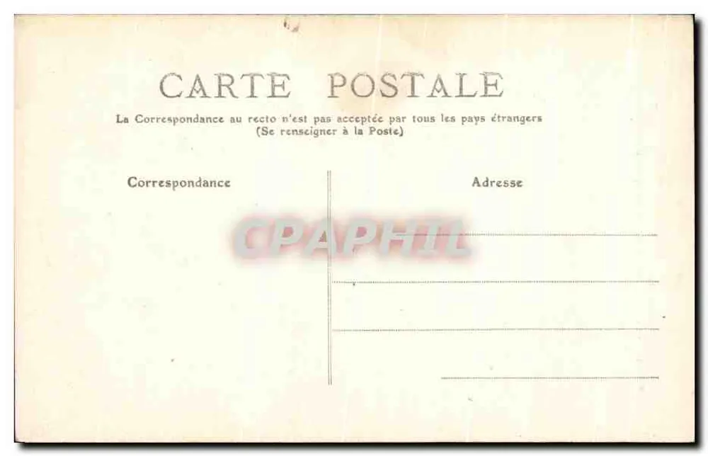St-Brieuc - Pont Rustique (Vallée de Gouëdic) — Bretagne — editor não identificado, número de série não visível - Verso
