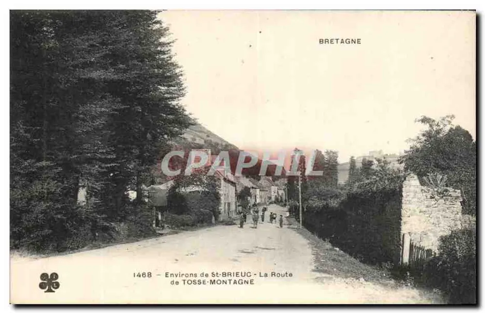 Umgebung von St-BRIEUC - La Route de TOSSE-MONTAGNE — Bretagne, Verlag Bretagne, Nr. 1468 - Vorderseite